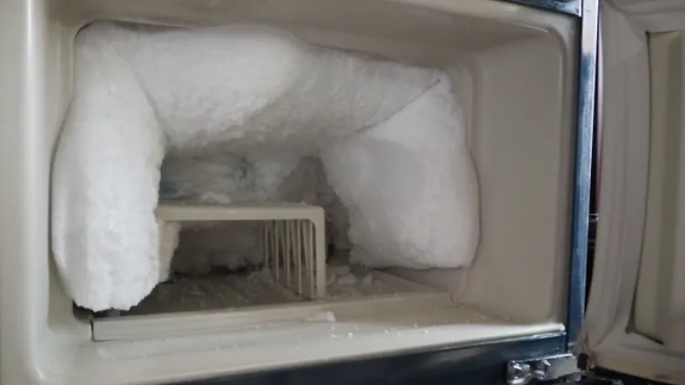 冷凍庫の霜取り