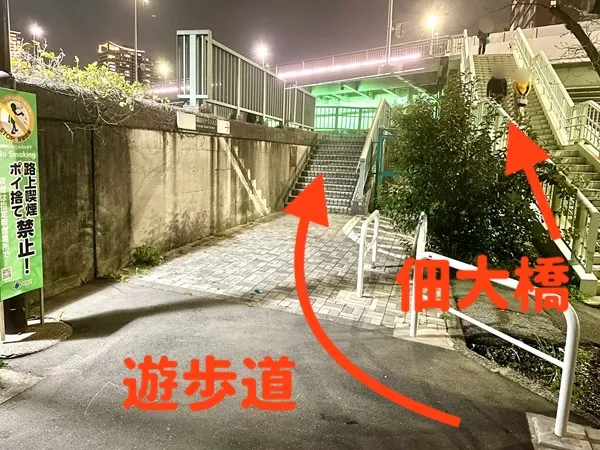 隅田川　階段